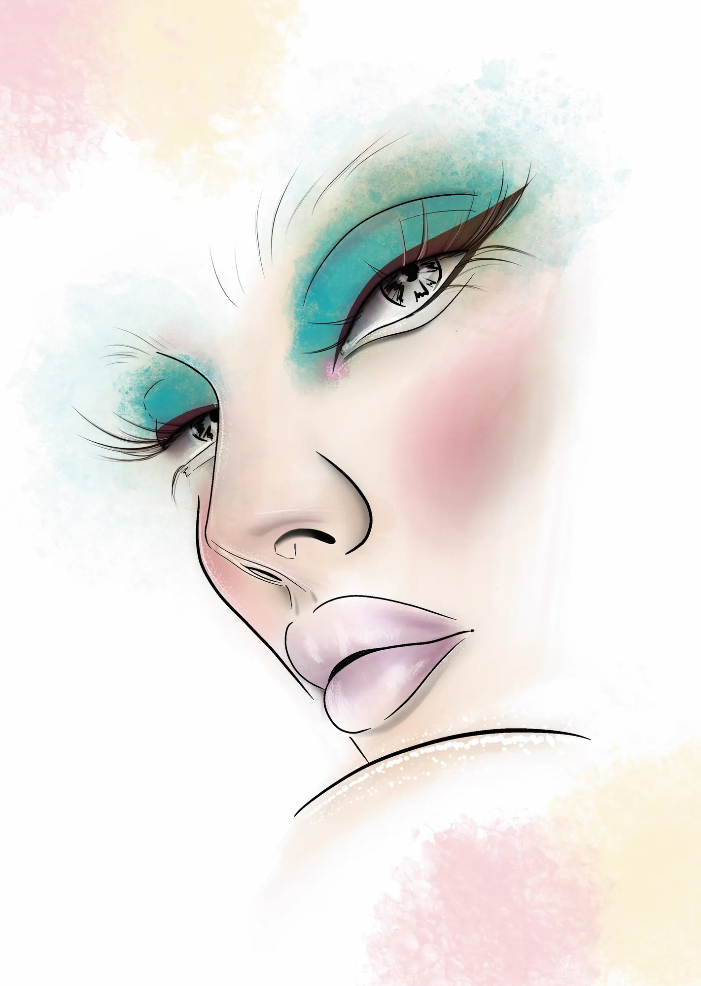 Facechart Artist maquillado por María José
