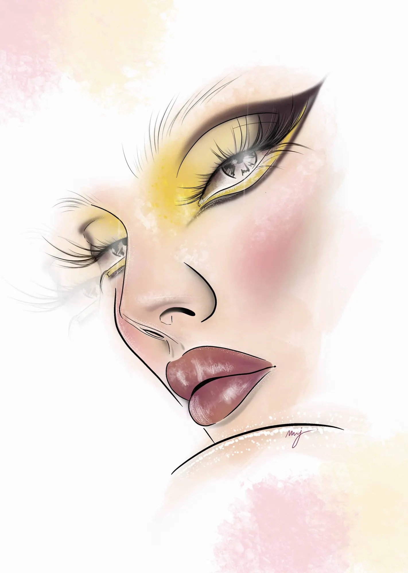 Look 5 de María José sobre facechart